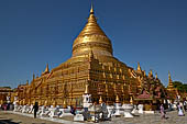 Bagan Myanmar. Shwezigon pagoda.  